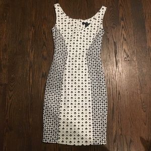 French Connection Hourglass Dress w/ Diamonds Sz 2